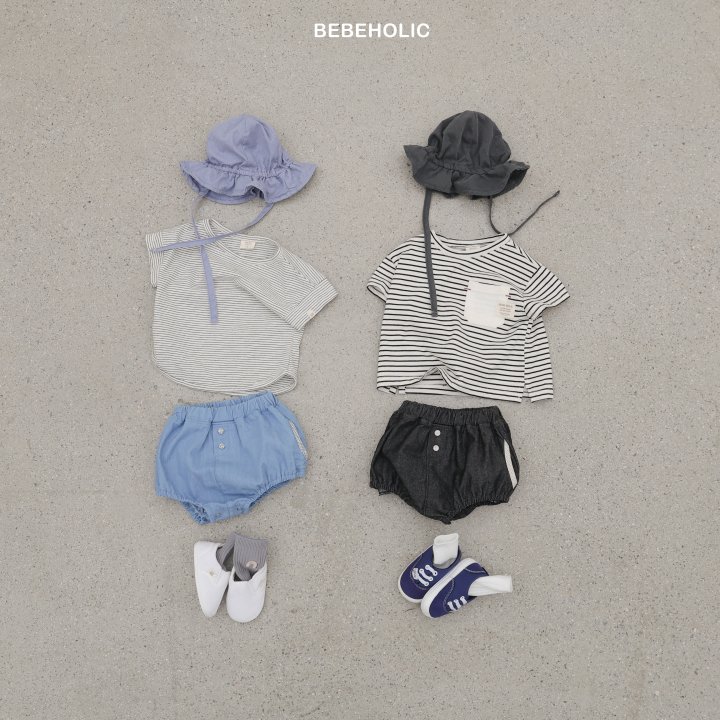 Bebe Holic - Korean Baby Fashion - #onlinebabyboutique - Denim Bloomers
