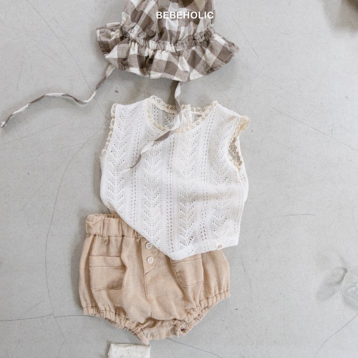 Bebe Holic - Korean Baby Fashion - #onlinebabyboutique - Jelly Knit Sleeveless - 6