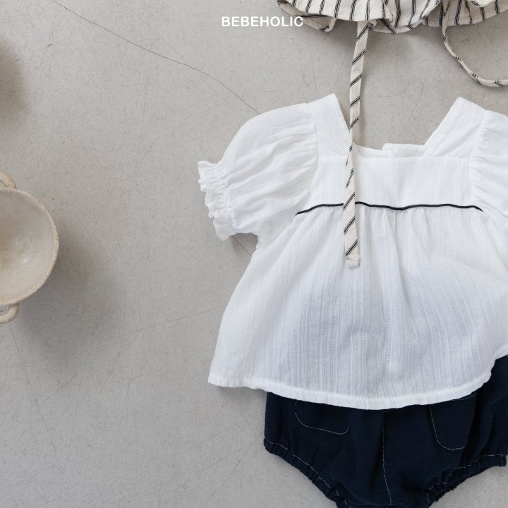 Bebe Holic - Korean Baby Fashion - #onlinebabyboutique - Strap Blouse - 7
