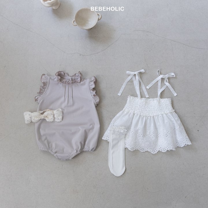Bebe Holic - Korean Baby Fashion - #onlinebabyboutique - Selli Pintuck Suit - 5