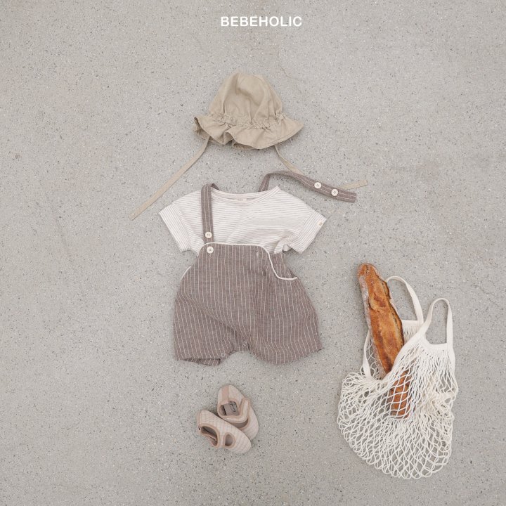 Bebe Holic - Korean Baby Fashion - #onlinebabyboutique - Brad Stripe Tee - 6
