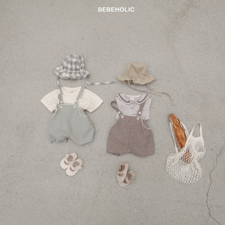 Bebe Holic - Korean Baby Fashion - #onlinebabyboutique - Line Overalls