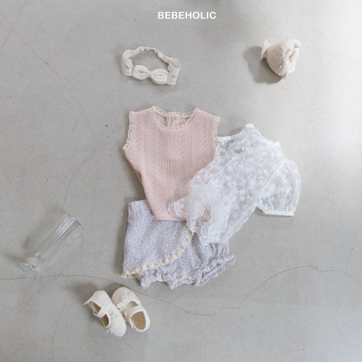Bebe Holic - Korean Baby Fashion - #onlinebabyshop - Jelly Knit Sleeveless - 7