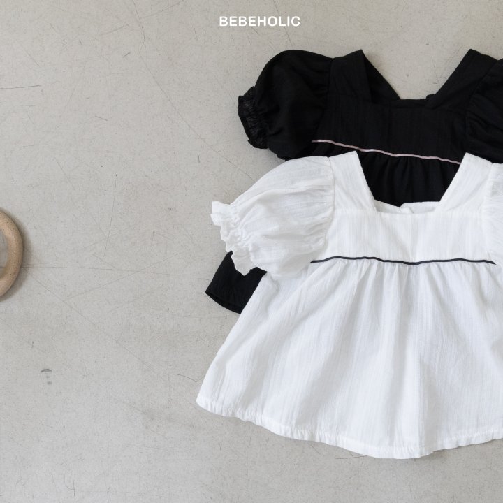 Bebe Holic - Korean Baby Fashion - #smilingbaby - Strap Blouse - 9