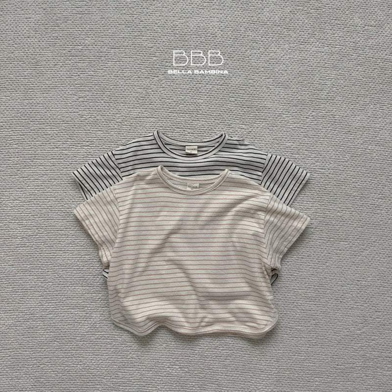 Bella Bambina - Korean Baby Fashion - #babyboutique - Bangbang Striped Tee - 2