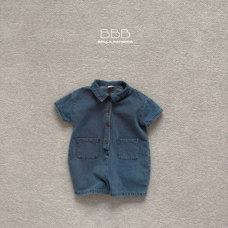 Bella Bambina - Korean Baby Fashion - #babyboutiqueclothing - Bebe Denim Raku Suit