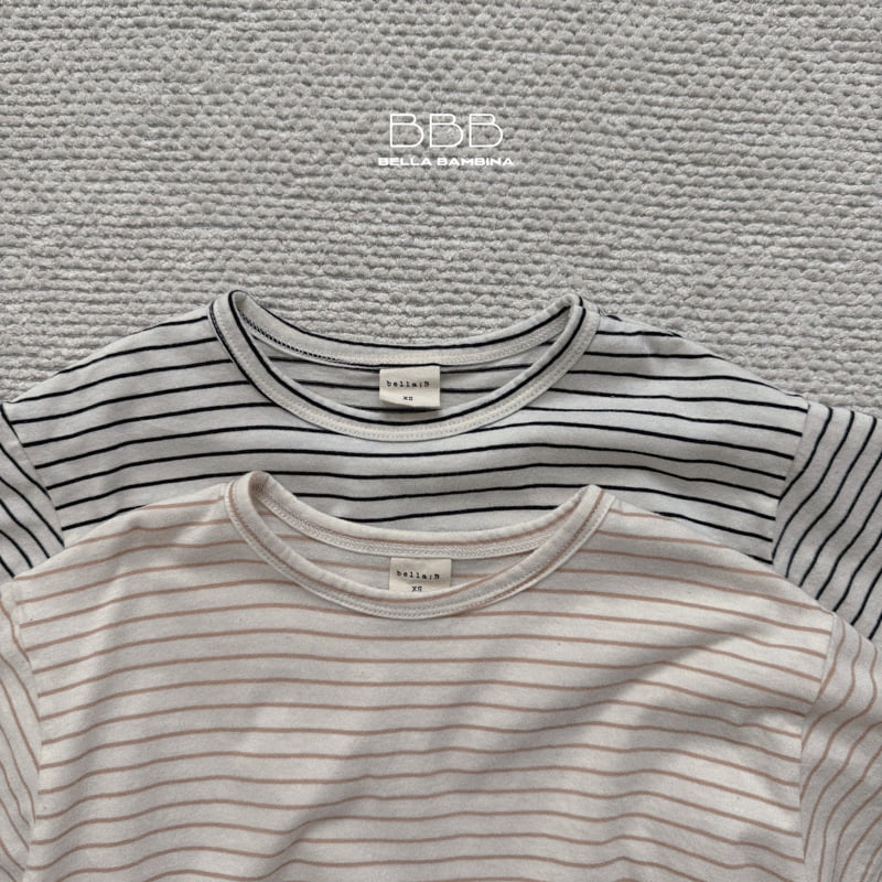 Bella Bambina - Korean Baby Fashion - #babyboutique - Bangbang Striped Tee - 4