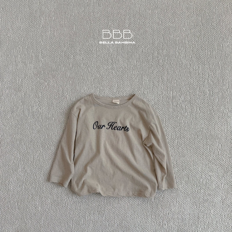 Bella Bambina - Korean Baby Fashion - #babyclothing - Bebe Heart Long Tee - 5