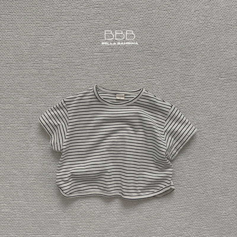 Bella Bambina - Korean Baby Fashion - #babyclothing - Bangbang Striped Tee - 5