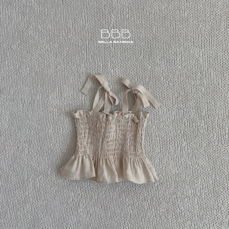 Bella Bambina - Korean Baby Fashion - #babyfashion - Bebe Lace Shirred Sleeveless Tee - 8