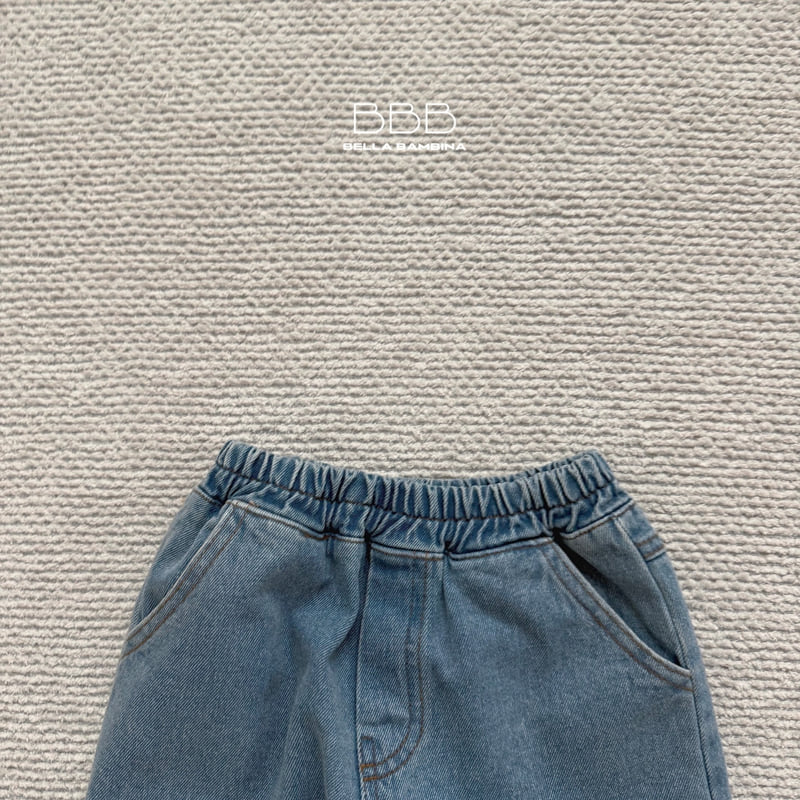 Bella Bambina - Korean Baby Fashion - #babyfashion - Bebe Boat Denim Pants - 3