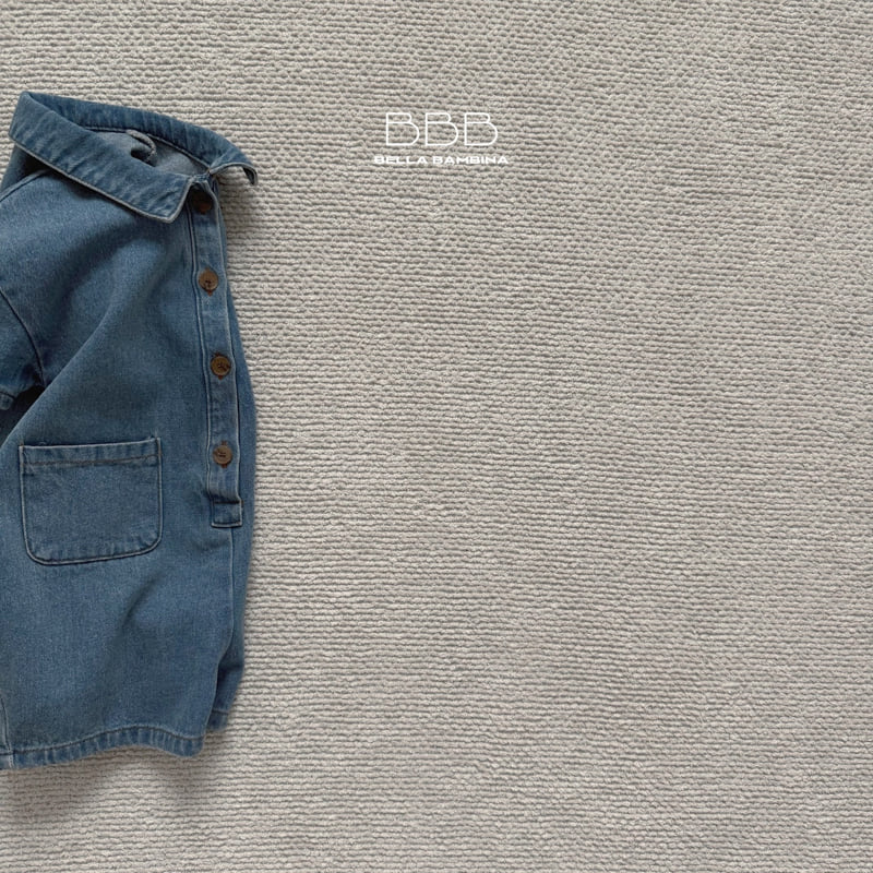 Bella Bambina - Korean Baby Fashion - #babyfashion - Bebe Denim Raku Suit - 4