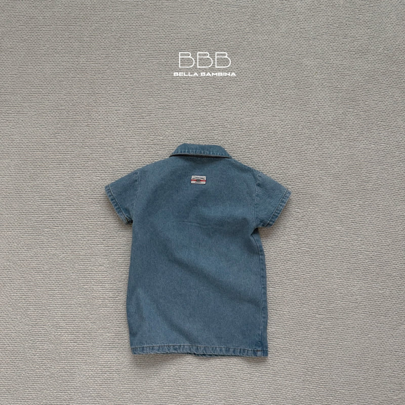 Bella Bambina - Korean Baby Fashion - #babyfever - Bebe Latte Denim Dress - 5