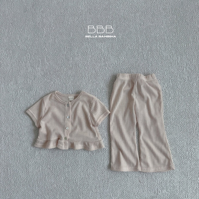 Bella Bambina - Korean Baby Fashion - #babyfever - Bebe Mini Short Sleeve Set - 2