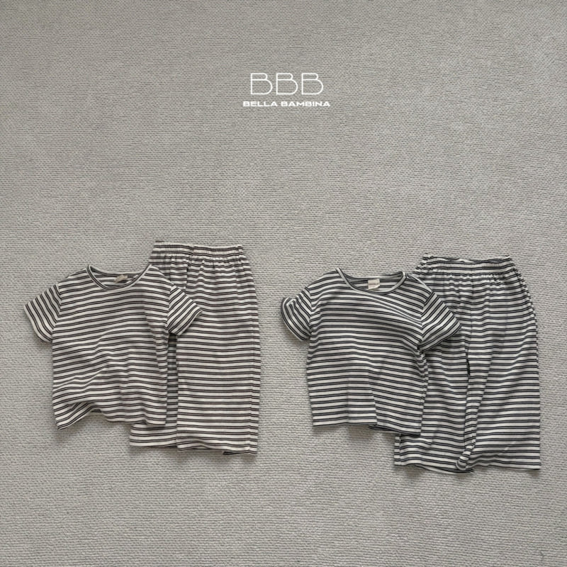 Bella Bambina - Korean Baby Fashion - #babyfever - Bebe Nell Stripe Set