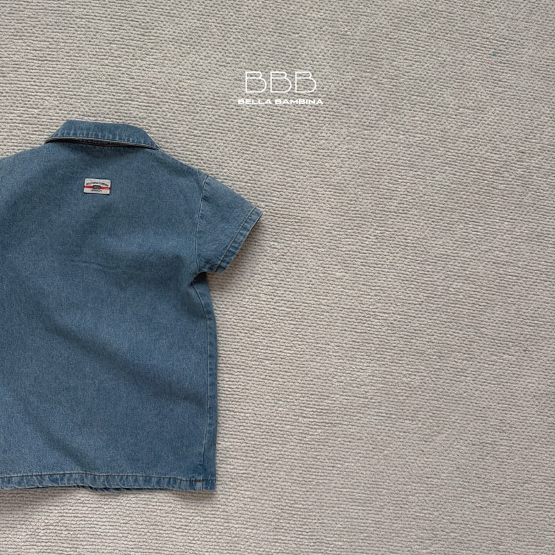 Bella Bambina - Korean Baby Fashion - #babygirlfashion - Bebe Latte Denim Dress - 6