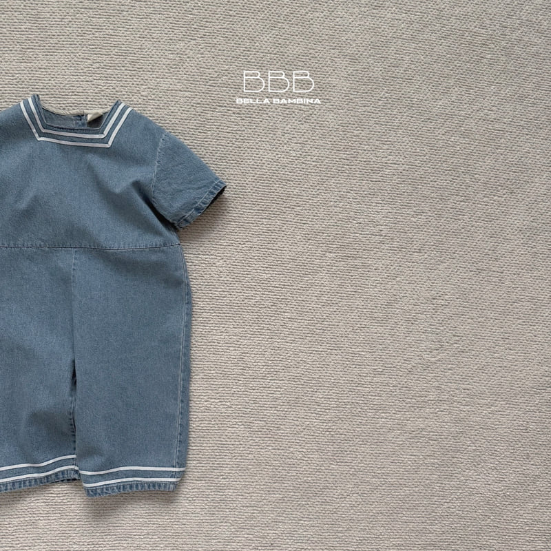 Bella Bambina - Korean Baby Fashion - #babyfever - Bebe Sailor Long Suit - 4