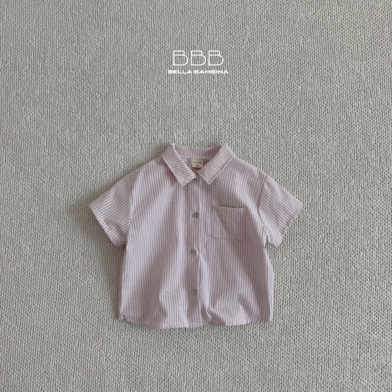 Bella Bambina - Korean Baby Fashion - #babylifestyle - Bebe Plain Shirt Set - 3