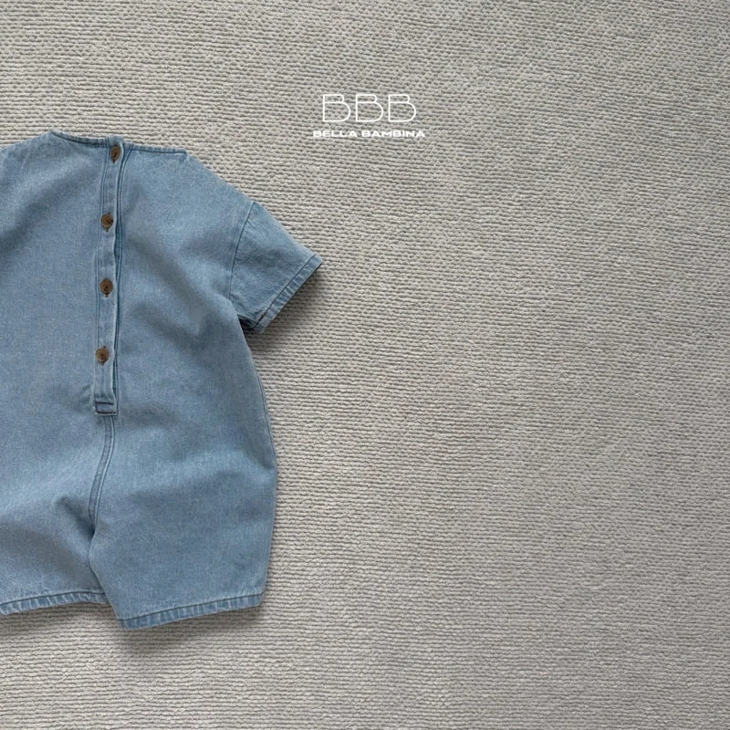 Bella Bambina - Korean Baby Fashion - #babyootd - Bebe Pocket Denim Suit - 7