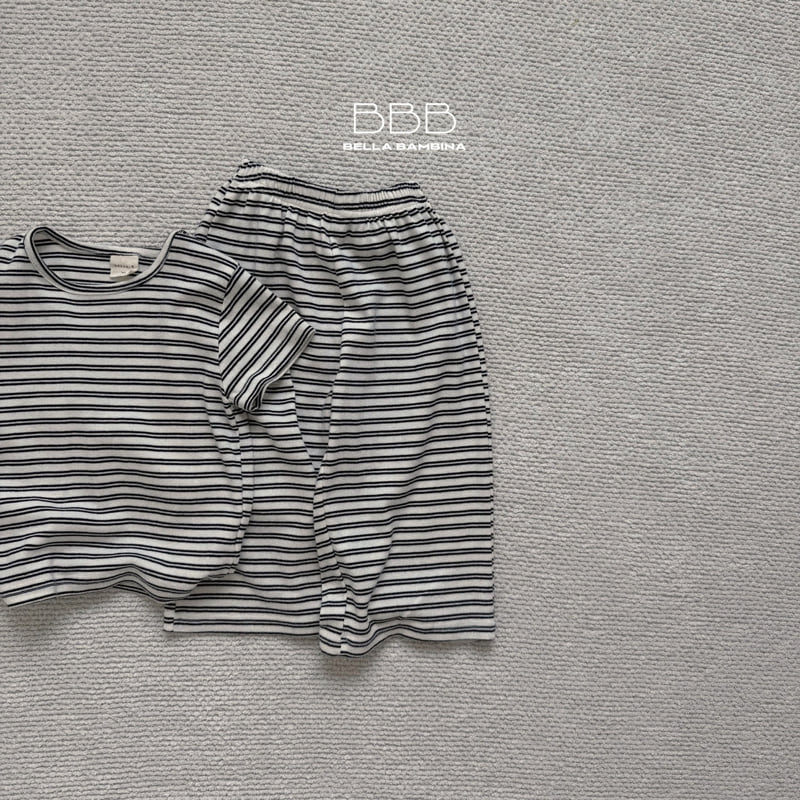 Bella Bambina - Korean Baby Fashion - #babyootd - Bebe Nell Stripe Set - 5