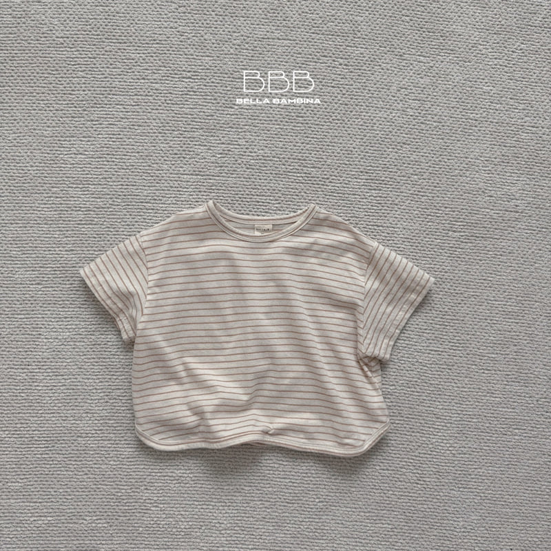 Bella Bambina - Korean Baby Fashion - #babyootd - Bangbang Striped Tee - 11