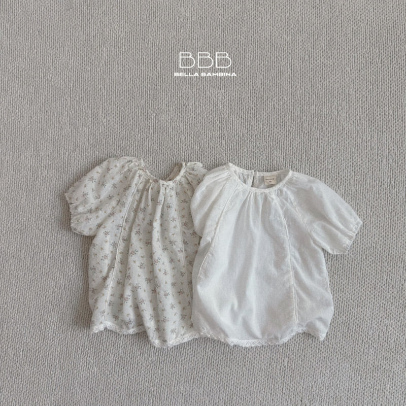 Bella Bambina - Korean Baby Fashion - #babyoutfit - Bebe Milk Blouse