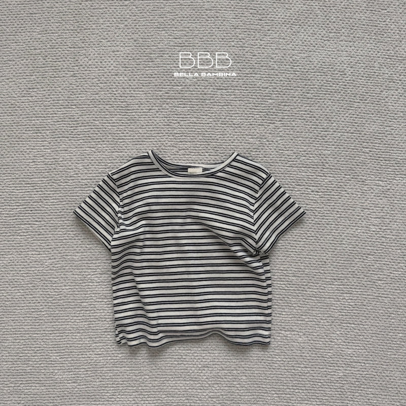 Bella Bambina - Korean Baby Fashion - #babyoutfit - Bebe Nell Stripe Set - 6