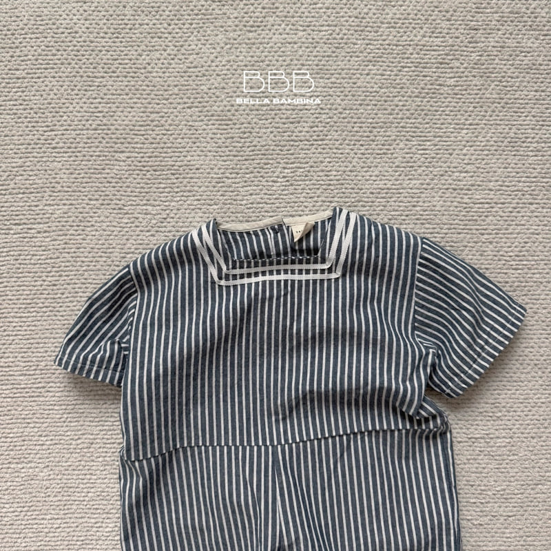 Bella Bambina - Korean Baby Fashion - #babywear - Bebe Sailor Long Suit - 10