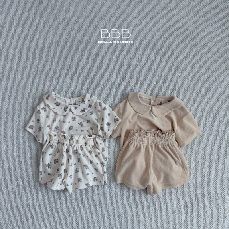 Bella Bambina - Korean Baby Fashion - #onlinebabyboutique - Bebe Terry Set
