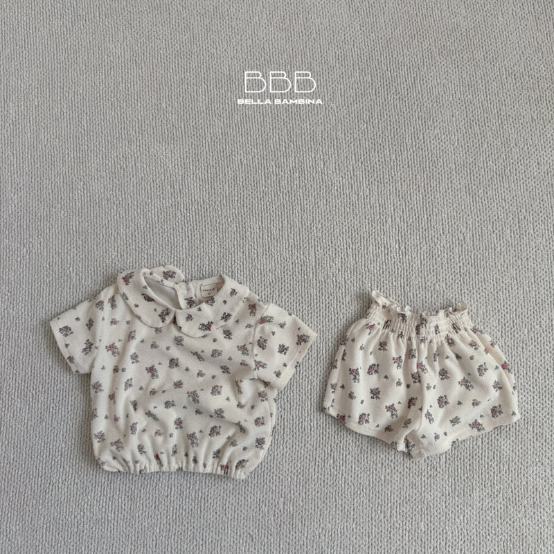 Bella Bambina - Korean Baby Fashion - #onlinebabyshop - Bebe Terry Set - 2
