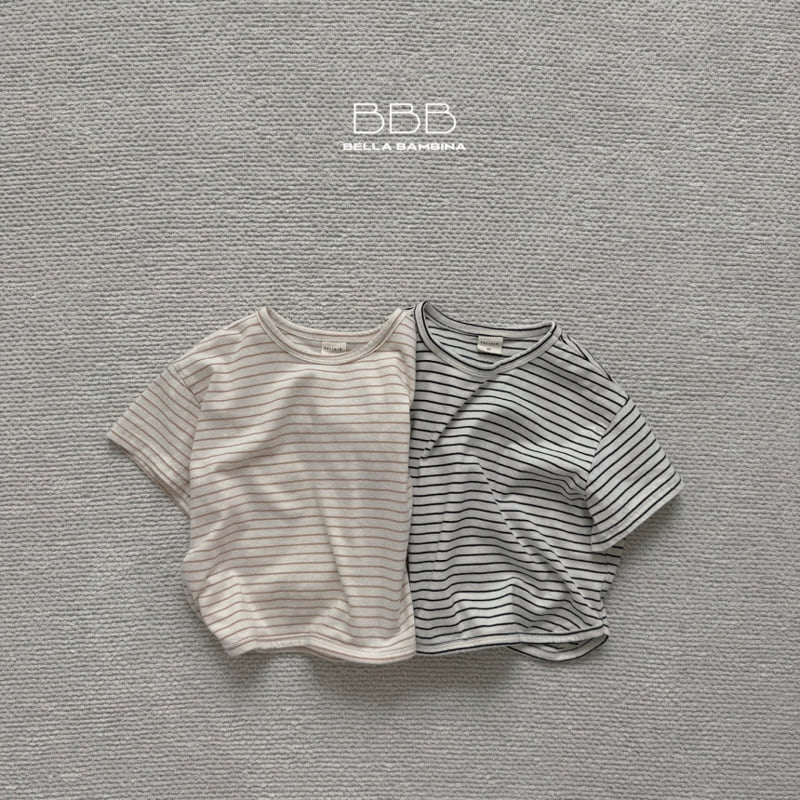 Bella Bambina - Korean Baby Fashion - #onlinebabyshop - Bangbang Striped Tee