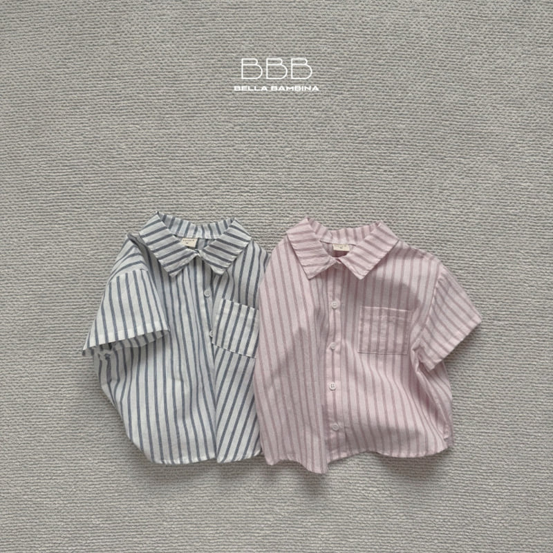 Bella Bambina - Korean Children Fashion - #childofig - Marron Shirt