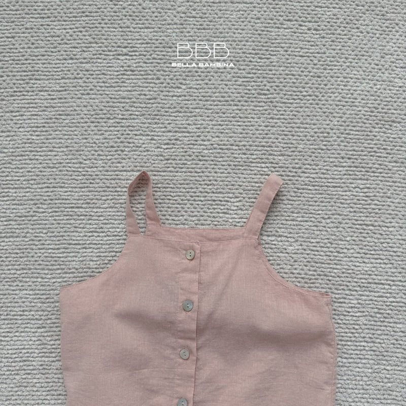 Bella Bambina - Korean Children Fashion - #childofig - Square Linen Sleeveless Tee - 4