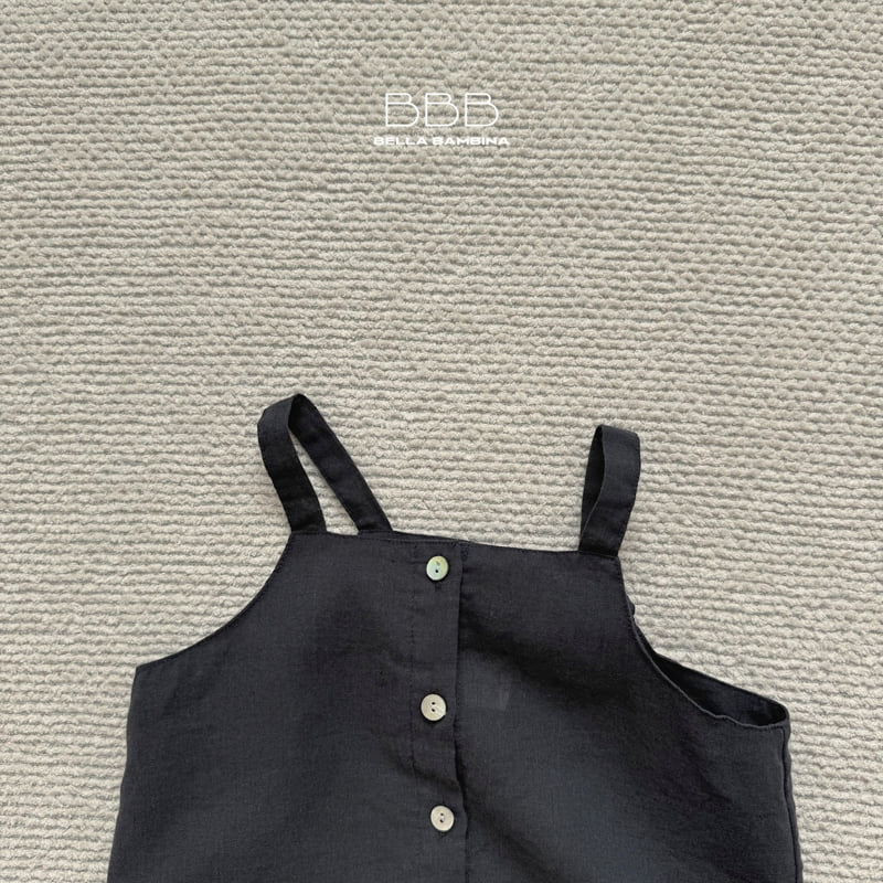 Bella Bambina - Korean Children Fashion - #fashionkids - Square Linen Sleeveless Tee - 7