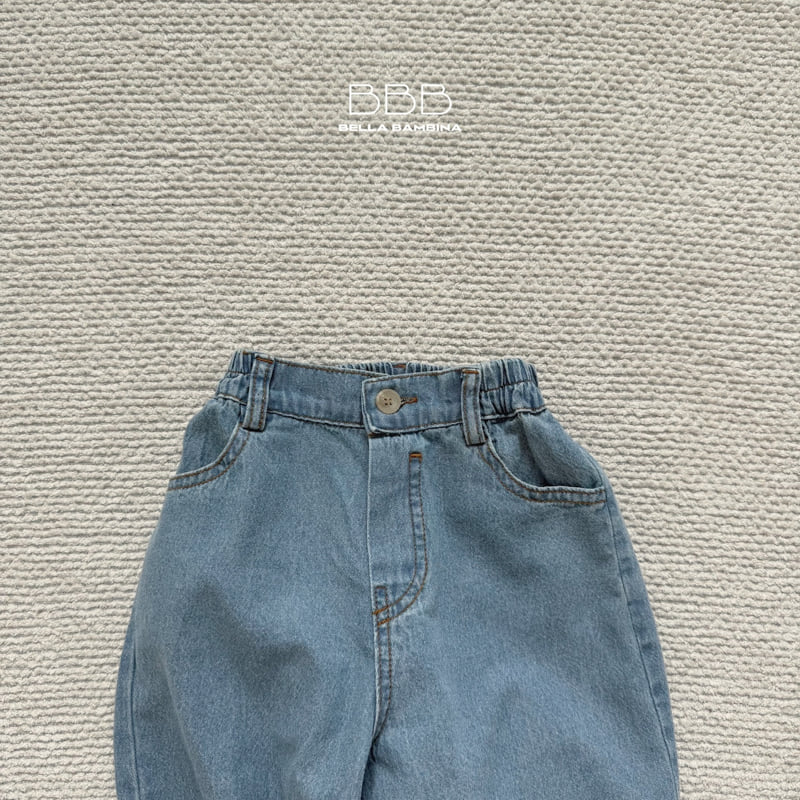 Bella Bambina - Korean Children Fashion - #kidsstore - Light Denim Pants - 4