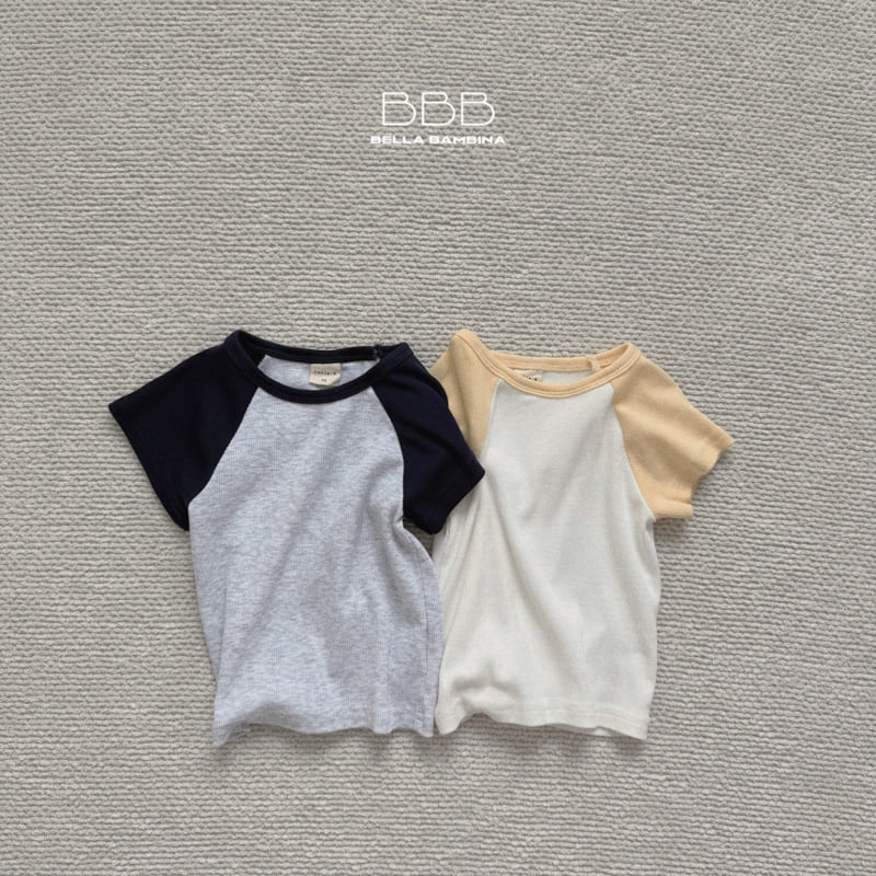 Bella Bambina - Korean Children Fashion - #kidzfashiontrend - Color Raglan Tee