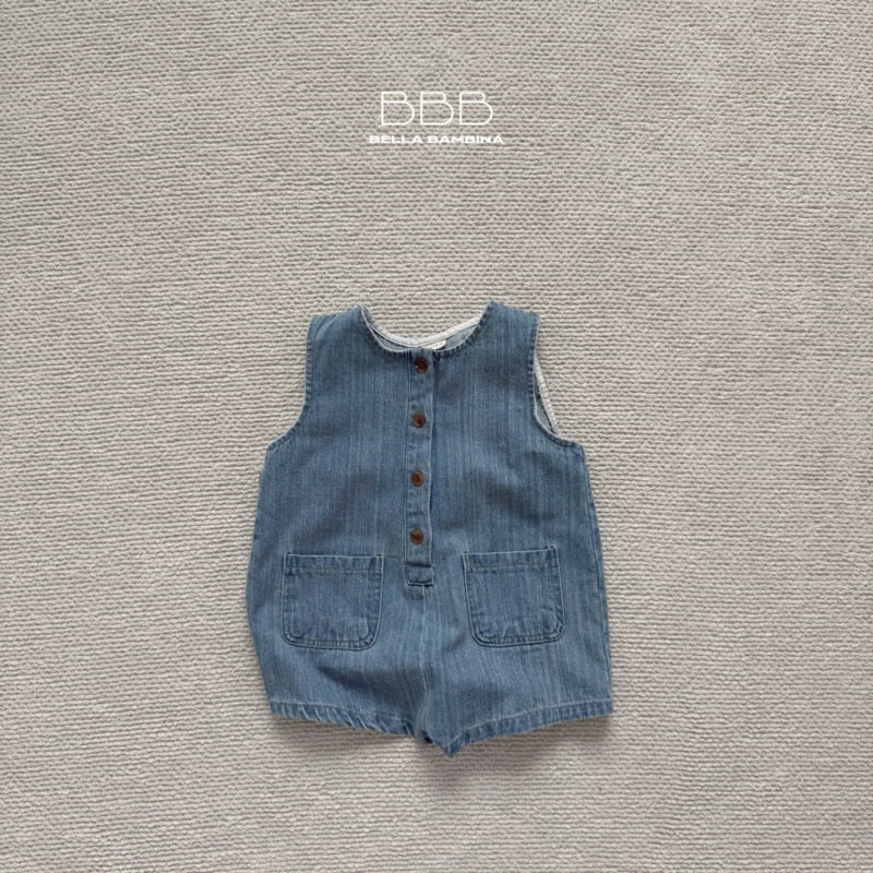 Bella Bambina - Korean Children Fashion - #littlefashionista - Rose Denim Suit