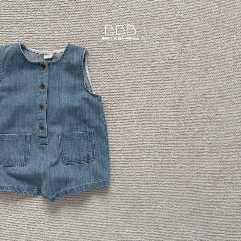 Bella Bambina - Korean Children Fashion - #magicofchildhood - Rose Denim Suit - 2