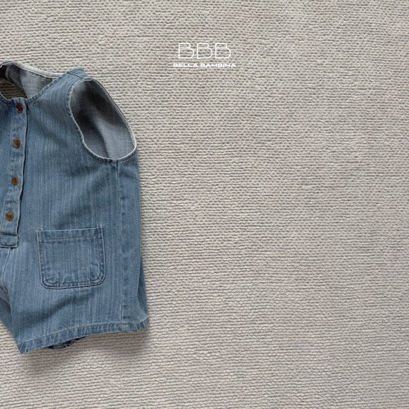 Bella Bambina - Korean Children Fashion - #minifashionista - Rose Denim Suit - 3
