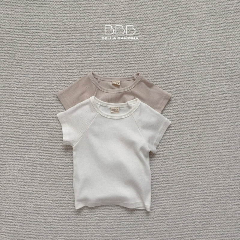 Bella Bambina - Korean Children Fashion - #prettylittlegirls - Ribbed Raglan Tee
