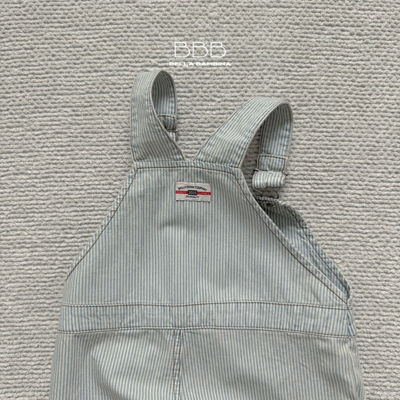Bella Bambina - Korean Children Fashion - #prettylittlegirls - Bro Stripe Overalls - 7