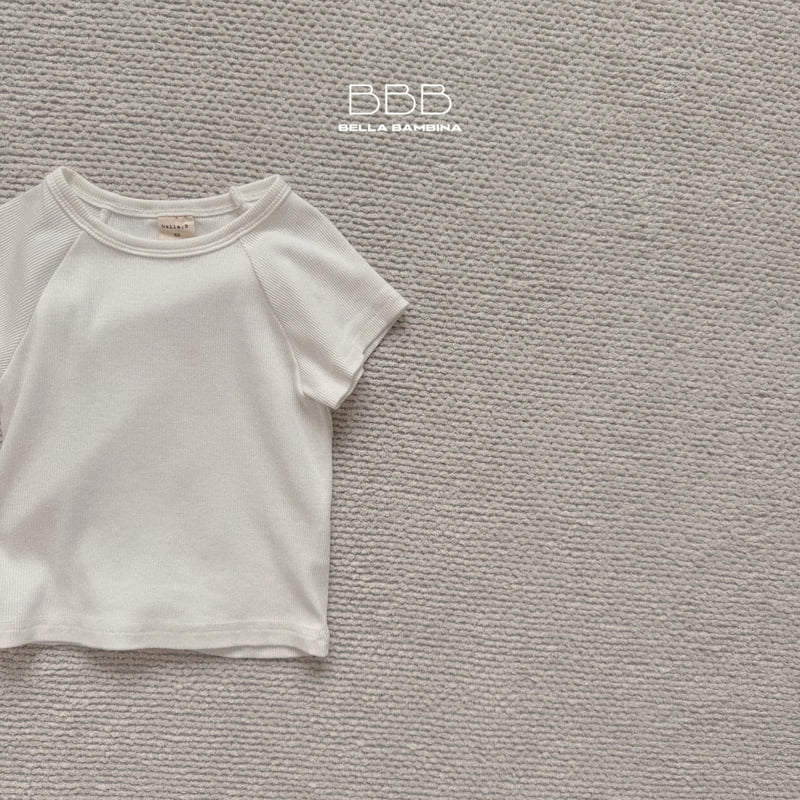 Bella Bambina - Korean Children Fashion - #toddlerclothing - Ribbed Raglan Tee - 4