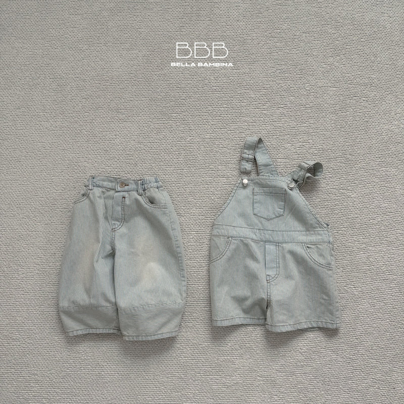 Bella Bambina - Korean Children Fashion - #todddlerfashion - Bro Stripe Overalls - 8
