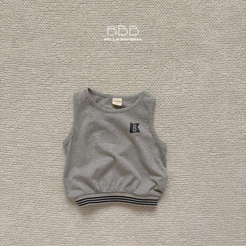 Bella Bambina - Korean Children Fashion - #toddlerclothing - Biby Sleeveless Tee - 7