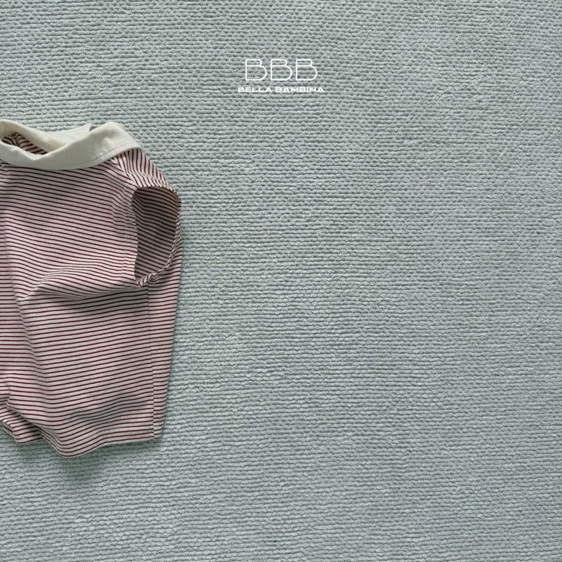Bella Bambina - Korean Children Fashion - #todddlerfashion - Striped Collar Tee - 4