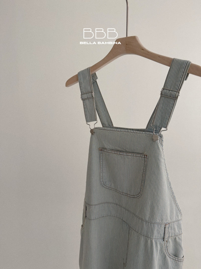 Bella Bambina - Korean Women Fashion - #restrostyle - Adult Bro Stripe Overalls - 2
