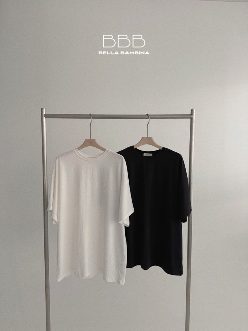 Bella Bambina - Korean Women Fashion - #romanticstyle - Adult Summer Solid Boxy Tee