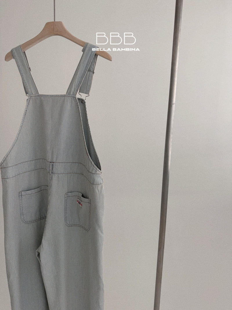 Bella Bambina - Korean Women Fashion - #thatsdarling - Adult Bro Stripe Overalls - 5
