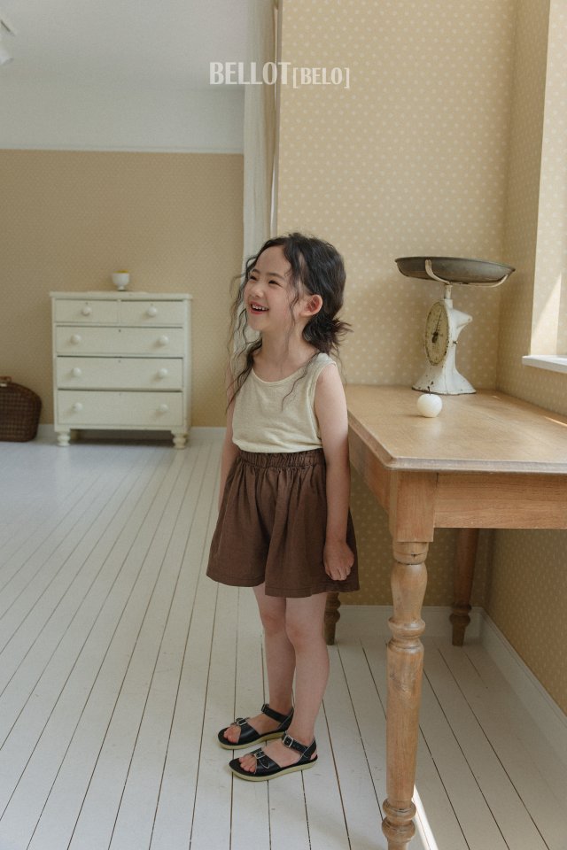 Bellot - Korean Children Fashion - #Kfashion4kids - Linen U-Neck Sleeveless - 10