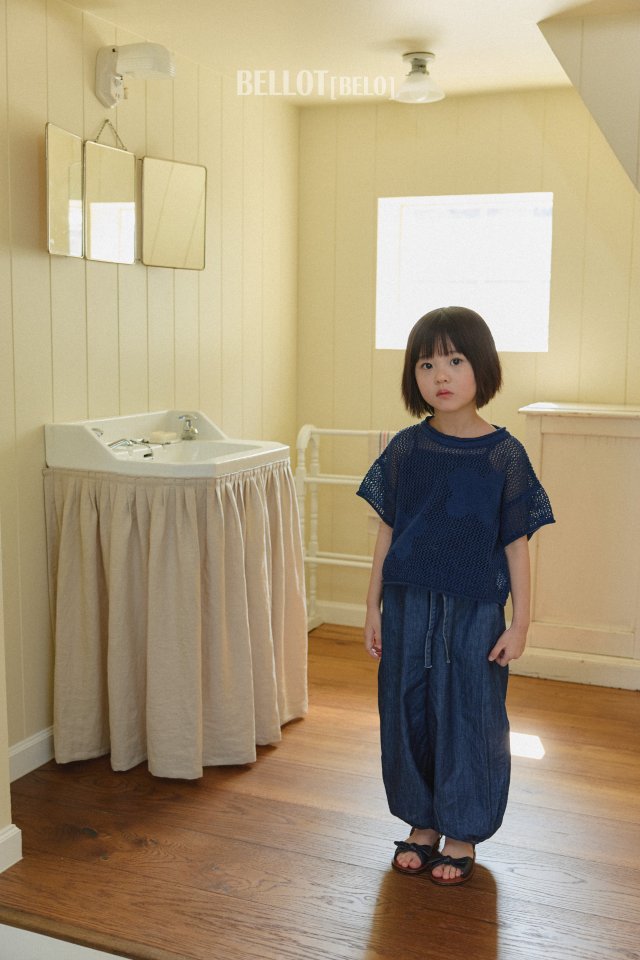 Bellot - Korean Children Fashion - #Kfashion4kids - Balloon Denim Pants - 9